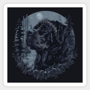 Gothic Rottie Sticker